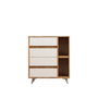 Hanah Home Cómoda Tsela Roble y Blanco